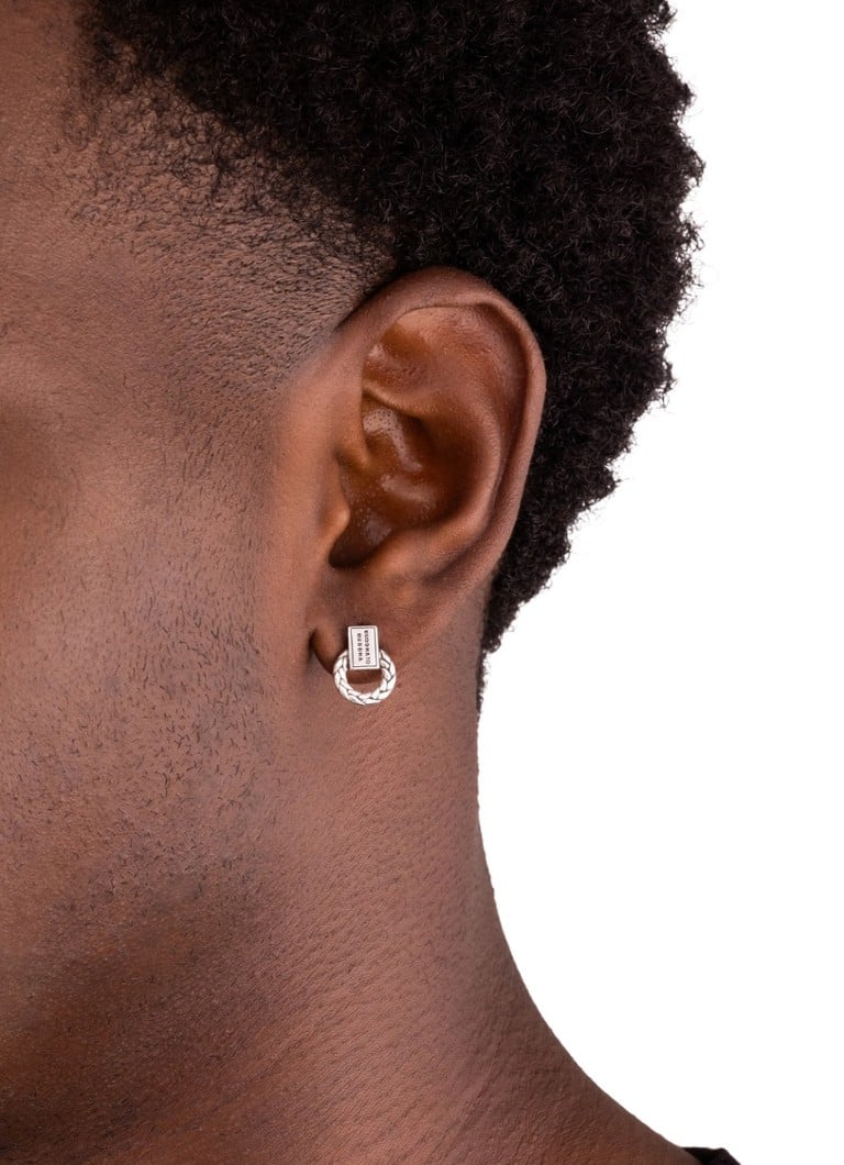 Buddha to Buddha George single silver stud earring
