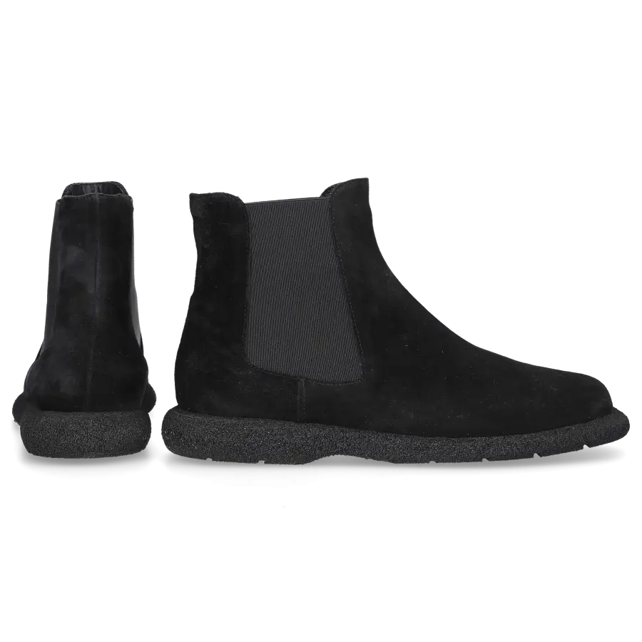 Truman's - Chelsea Boots 9619 Veloursleder - schwarz