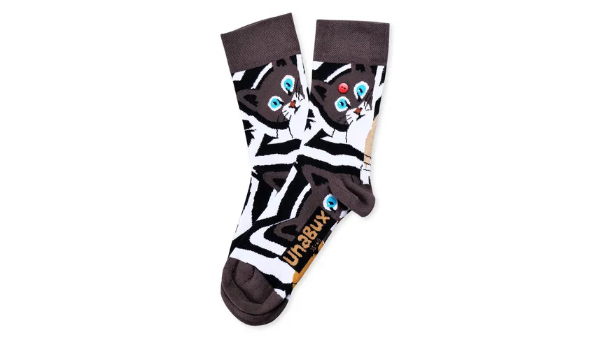 Unabux Unisex Socken Paralising Cat Paralising Cat