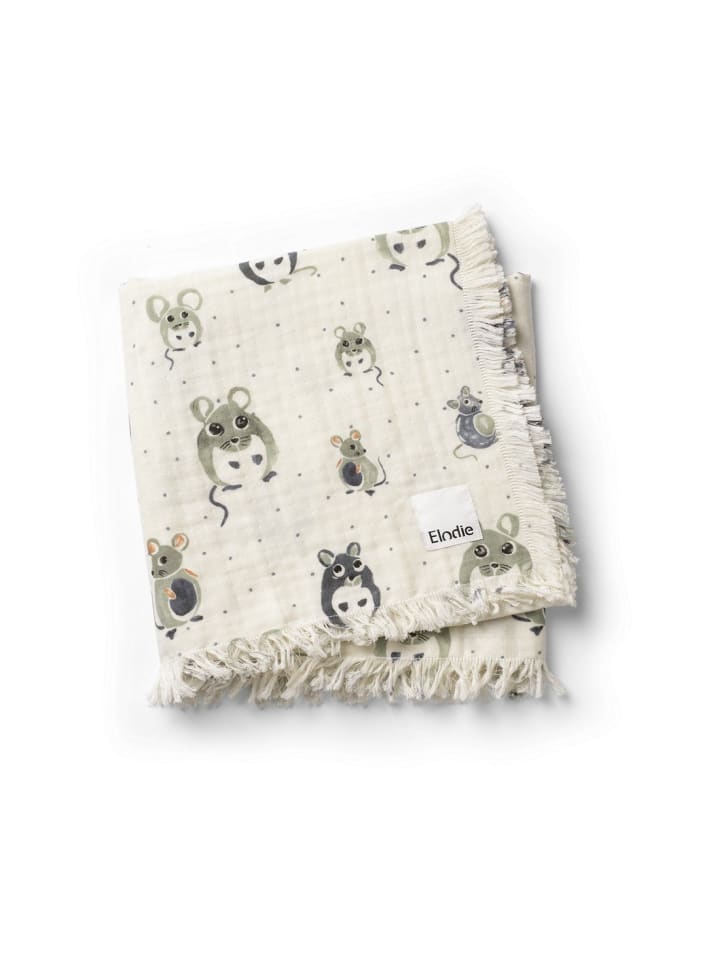 Elodie Details Soft Cotton  Decke - Forest mouse in Bunt 100 x 75cm günstig kaufen onesize