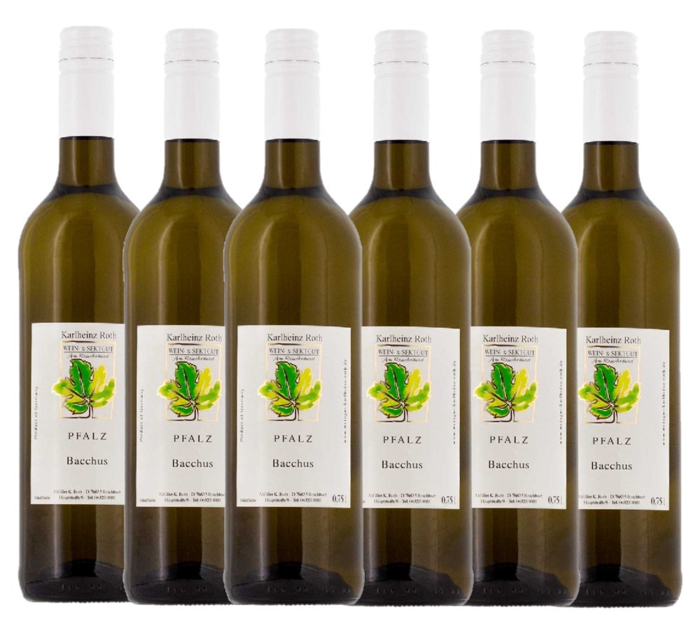 Wein- & Sektgut Karlheinz Roth Weingut Karlheinz Roth Bacchus fruchtig QbA 2023 - 6er Karton