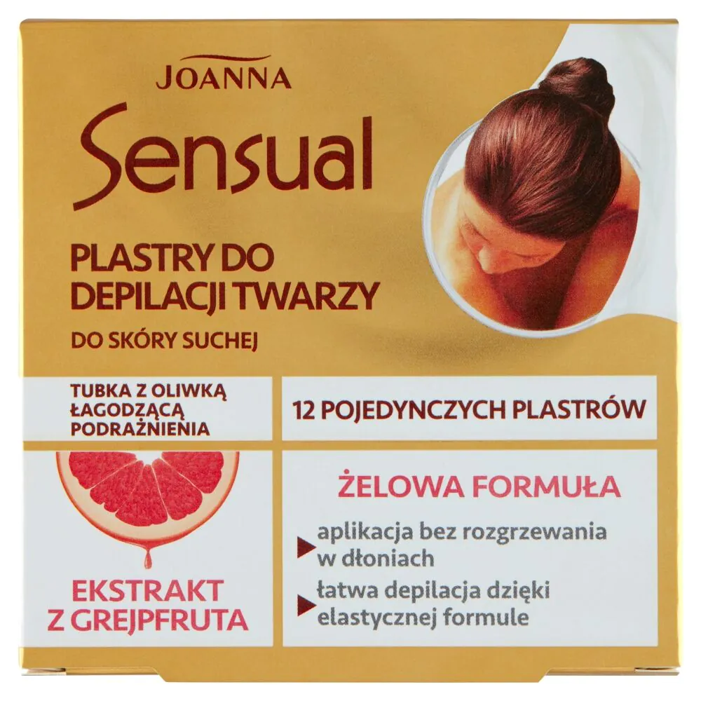 Επιθέματα αποτρίχωσης προσώπου Joanna Sensual, γκρέιπφρουτ