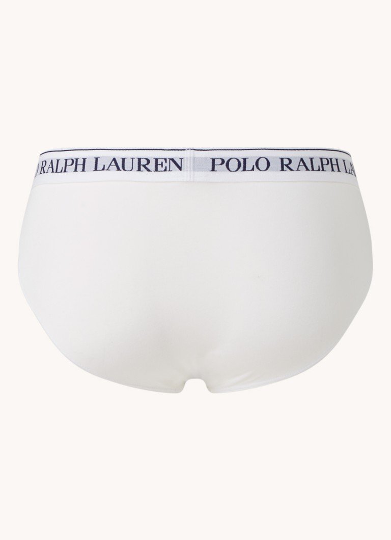 Lot de 3 slips en coton Ralph Lauren