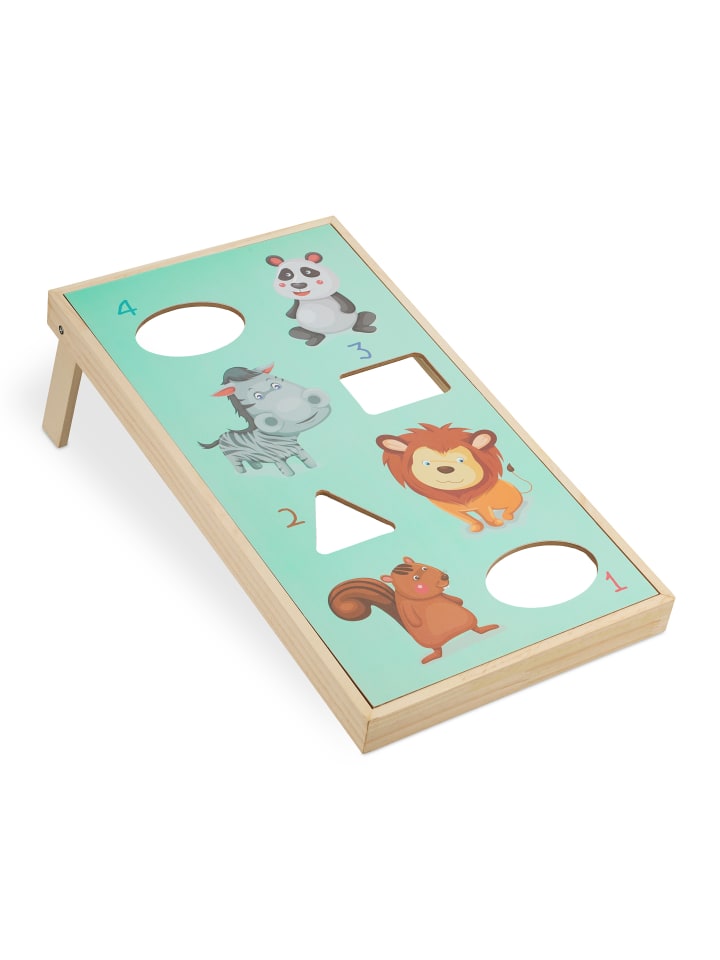 relaxdays 11tlg. Cornhole in Bunt - (B)29 x (H)18 x (T)58 cm günstig kaufen onesize