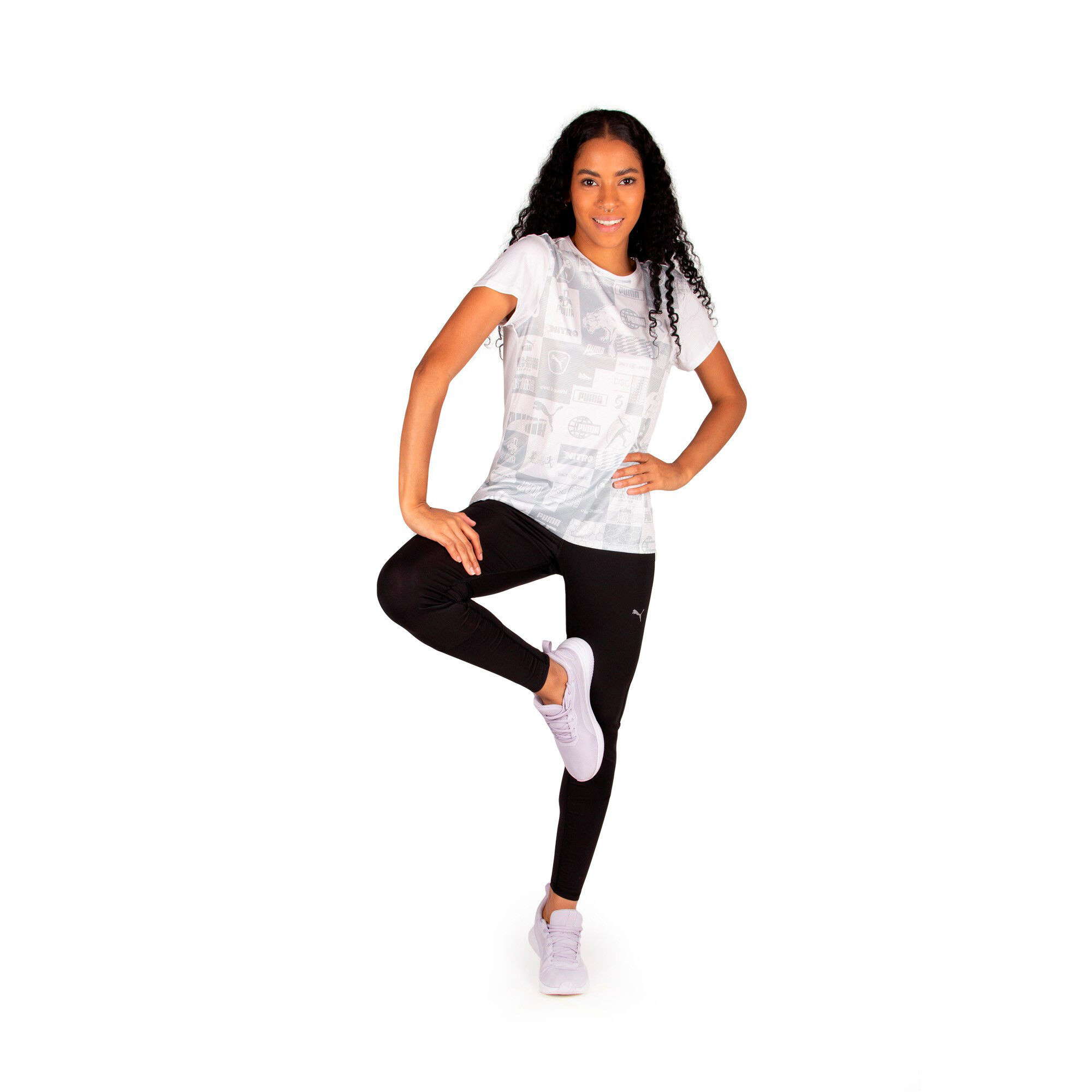 Run Favorite Regular Rise Long Tight Damen - Schwarz