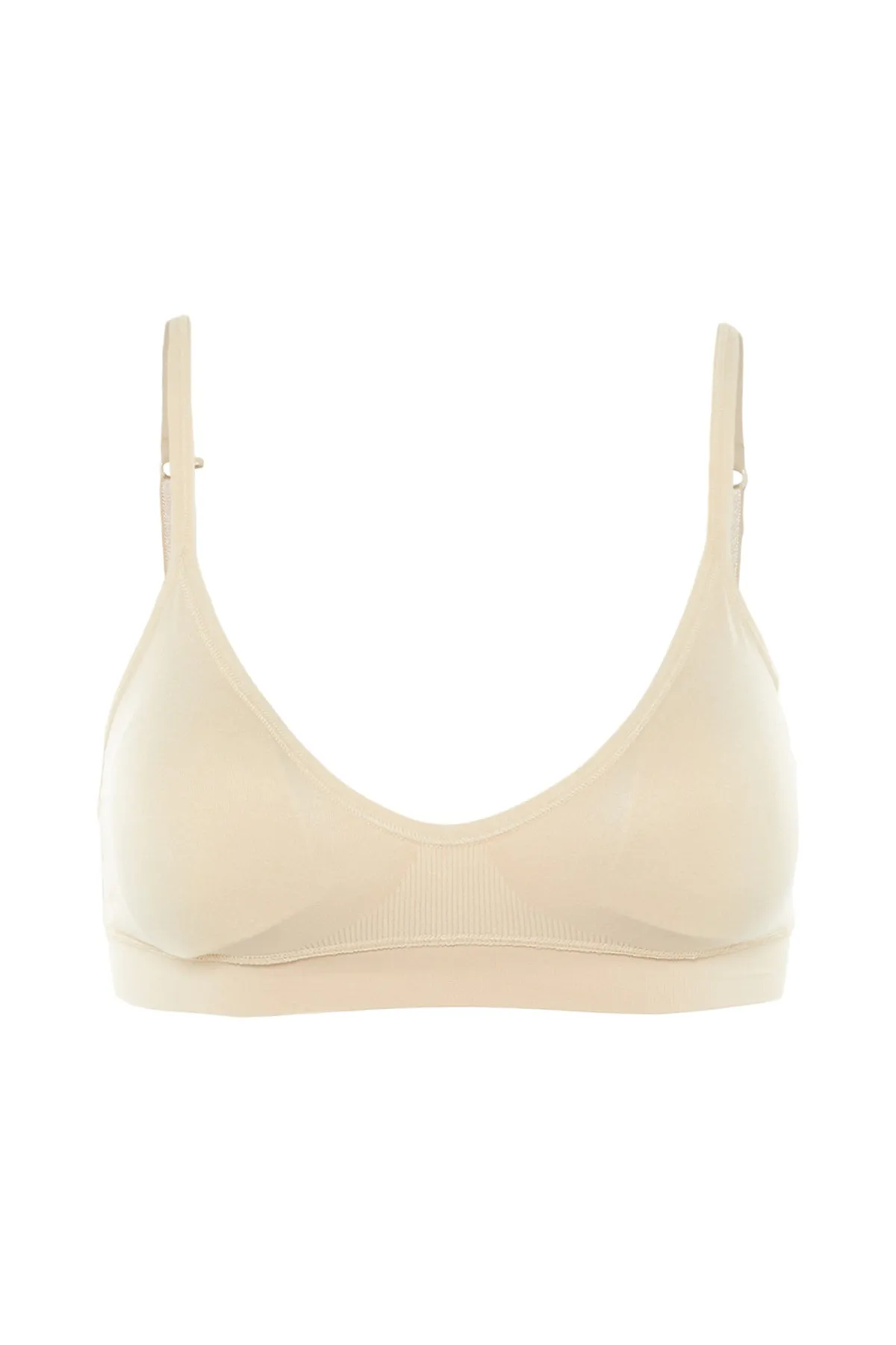 Trendyol Collection  Hautnahtlos/Nahtloser Rücken, funktioneller Bralette-Strick-BH mit Seilträgern THMAW22SU0023