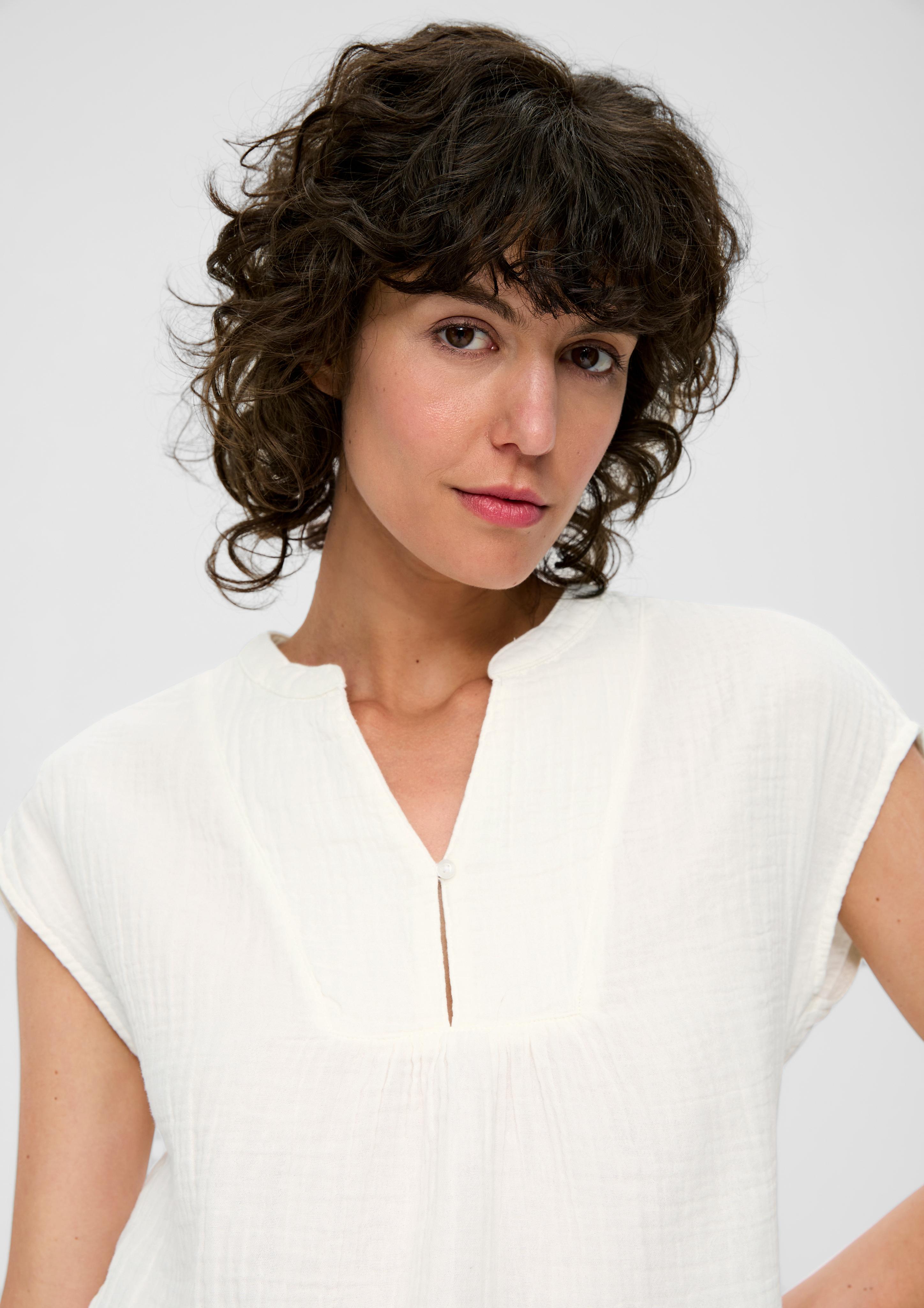Bluse mit Crinkle-Struktur  2137648-0210