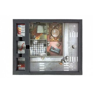50 mm Full-Size Schaumstoffeinlage für Zombicide Token,Tiles,Karten
