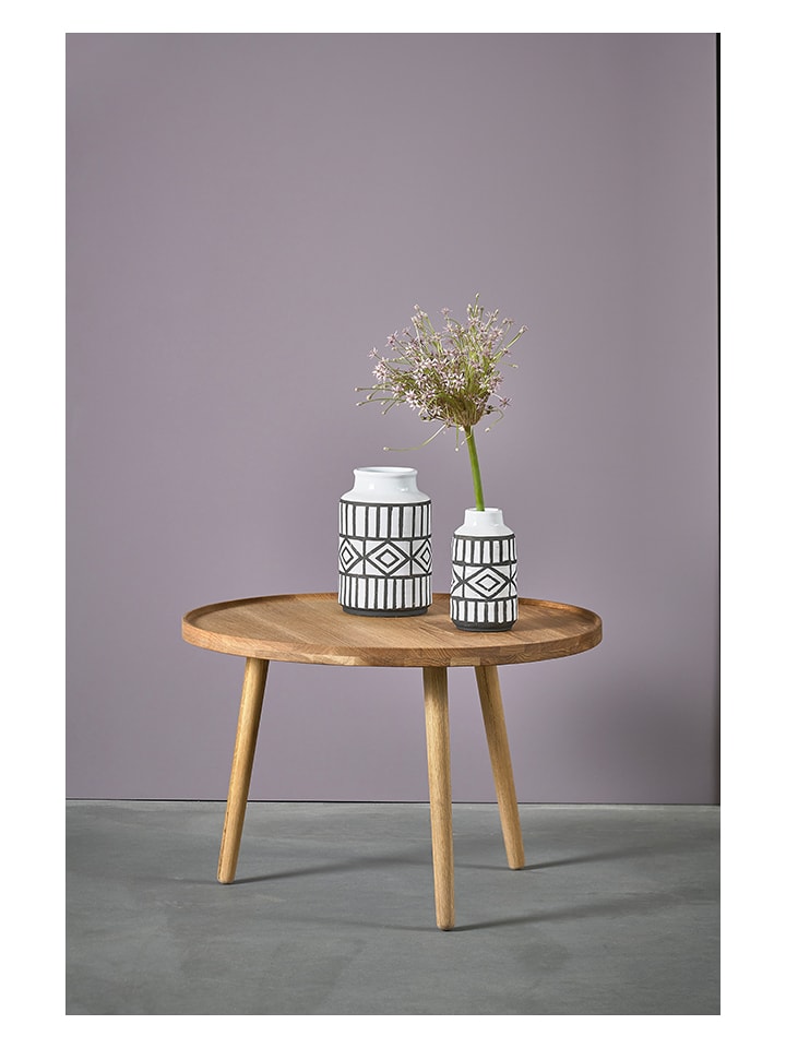 Villa Collection Vase in Schwarz/ Weiß - (H)20 x Ø 11 cm günstig kaufen onesize