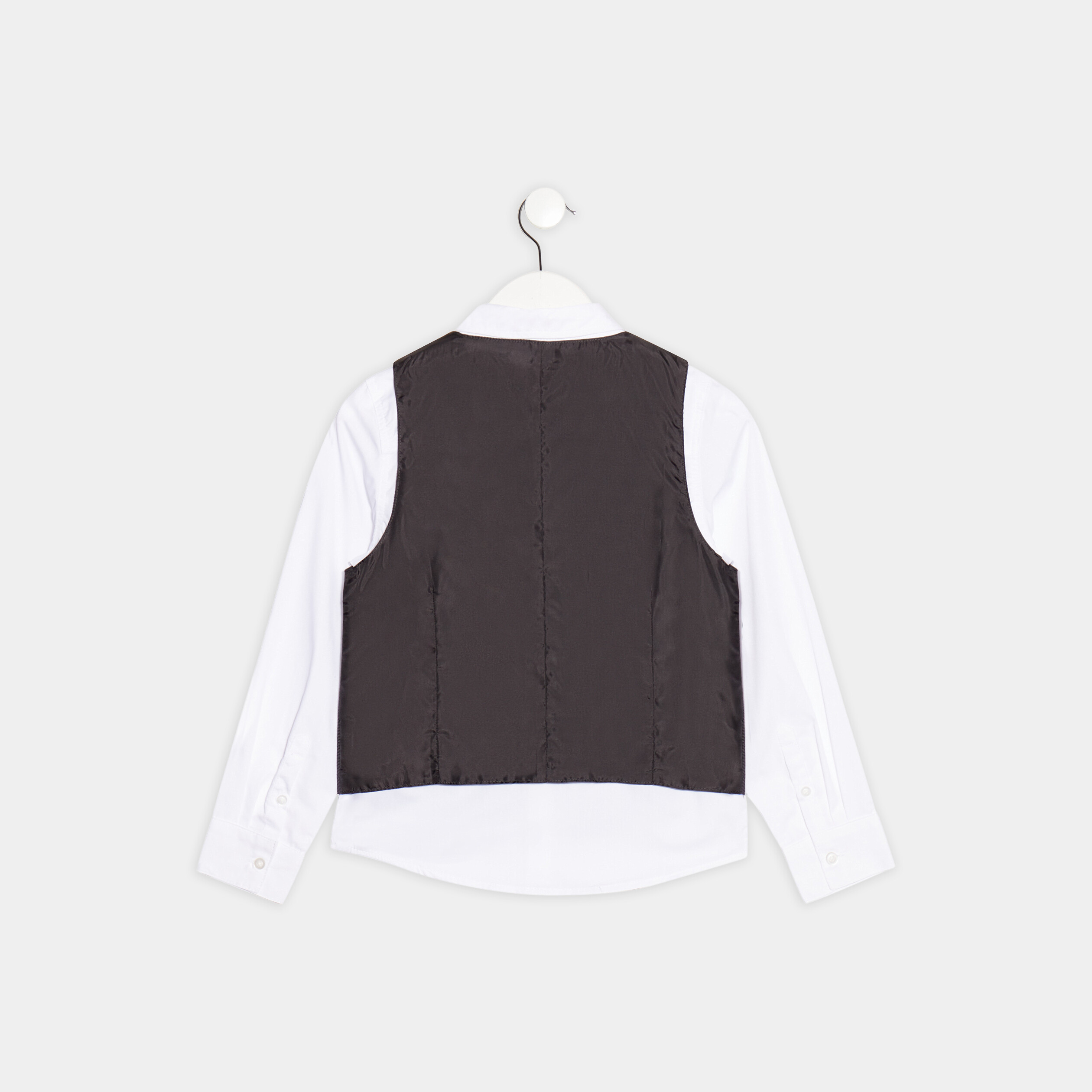 Ensemble 2 pièces chemise et veston blanc garçon | La Halle