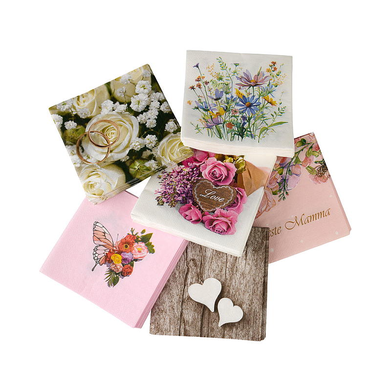Vie Eco Servietter 20-pk 33x33 cm, Vår