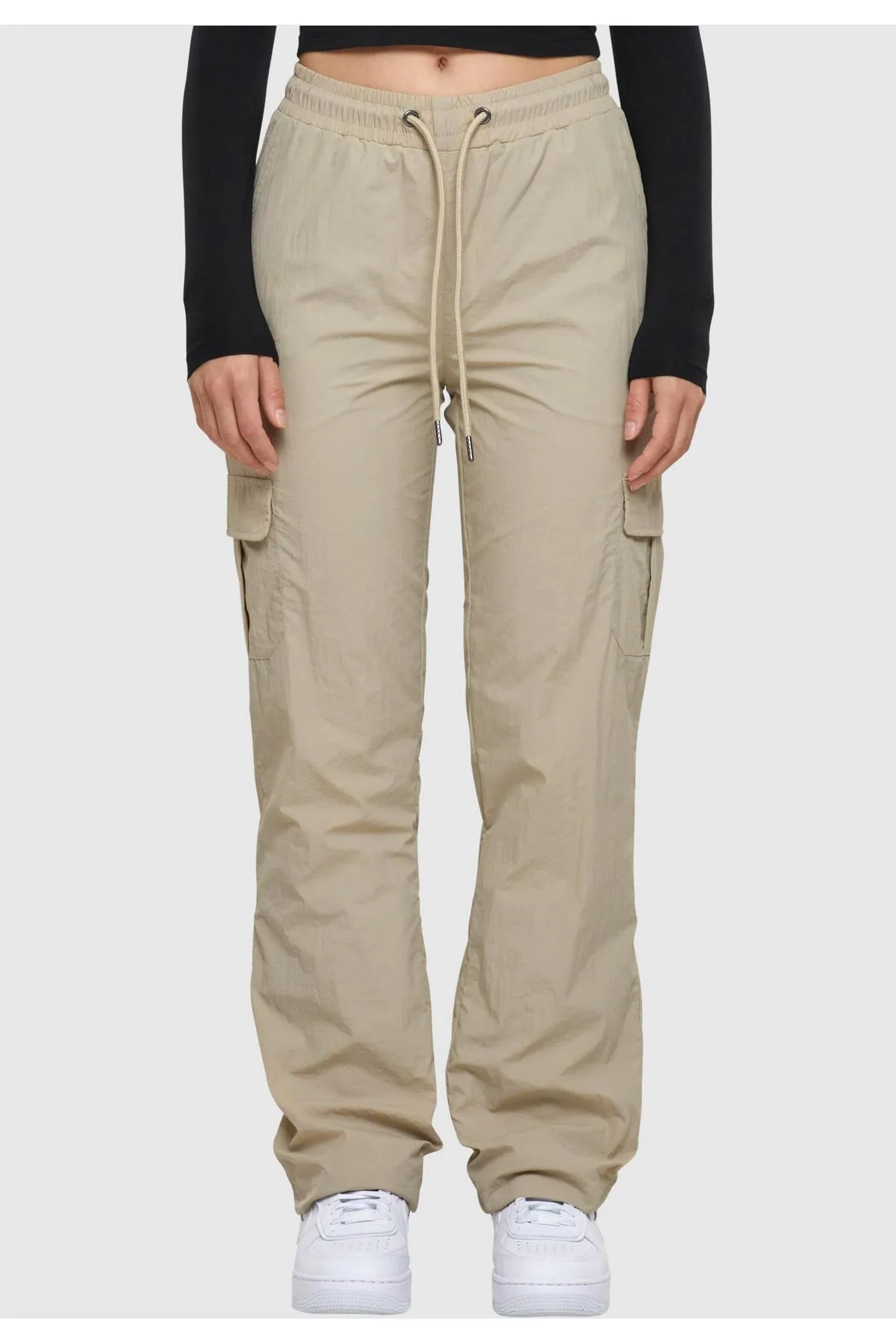 Urban Classics  Damen Cargohose aus Nylon