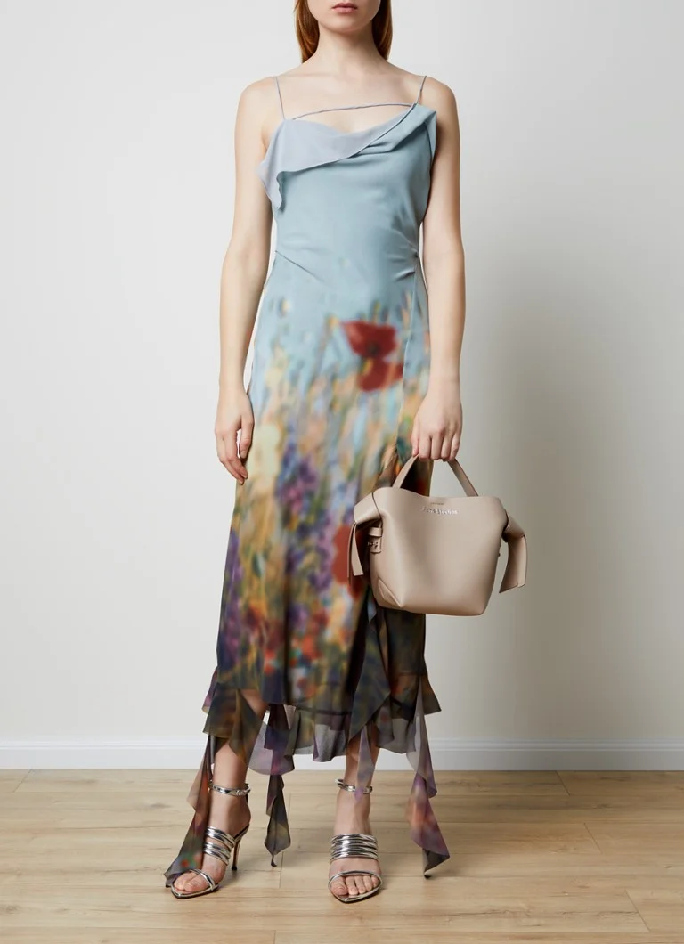 Acne Studios Mini handbag in calfskin with detachable shoulder strap