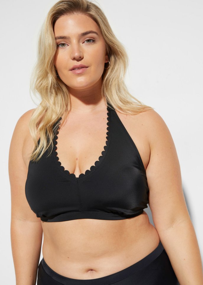 Neckholder Bikini Oberteil aus recyceltem Polyamid