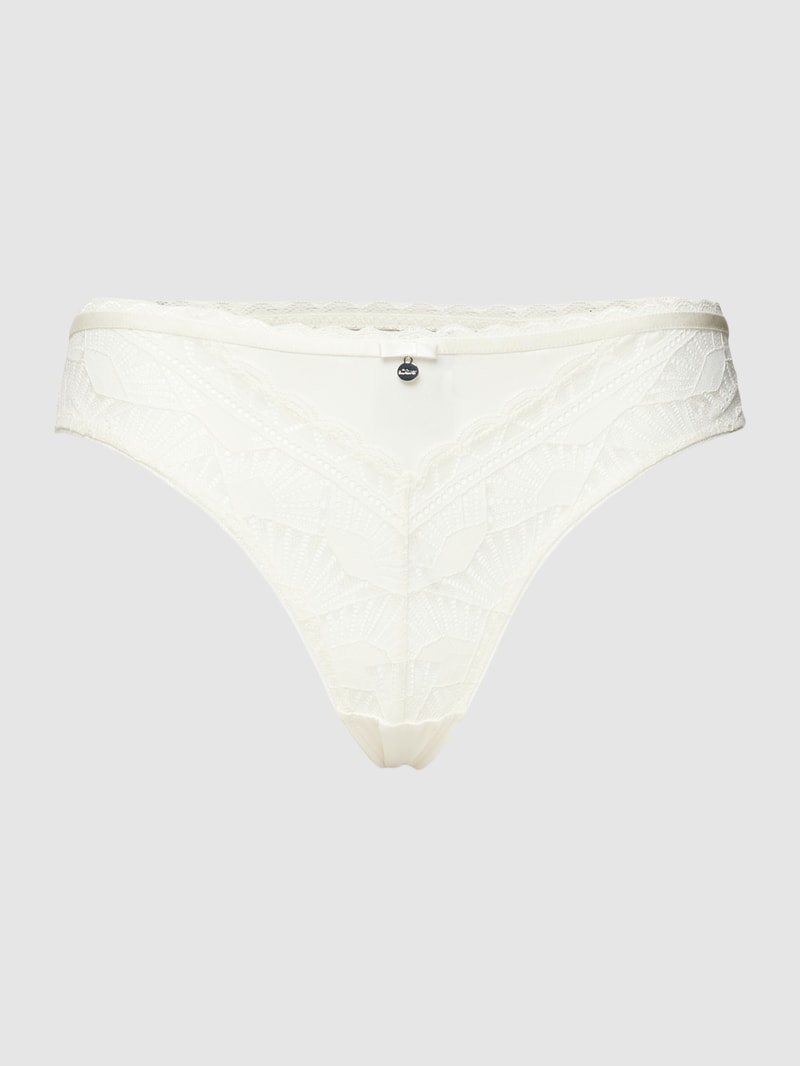 String mit Label-Applikation Modell 'Adele' in offwhite
