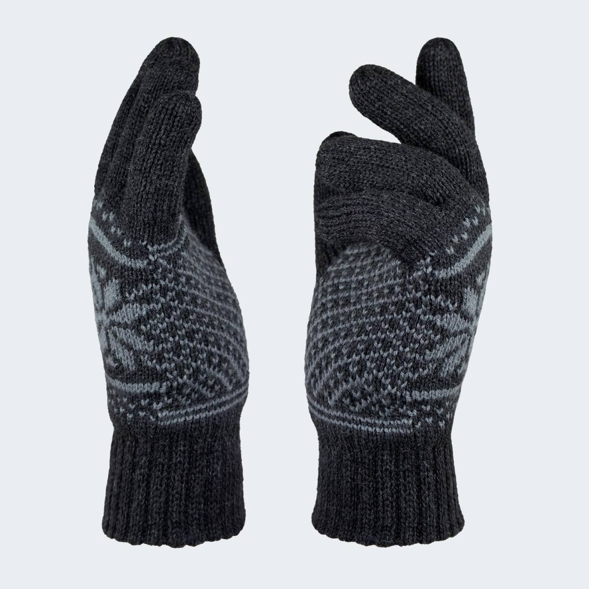 Tarjane AnthracitePattern Thinsulate Strickhandschuhe