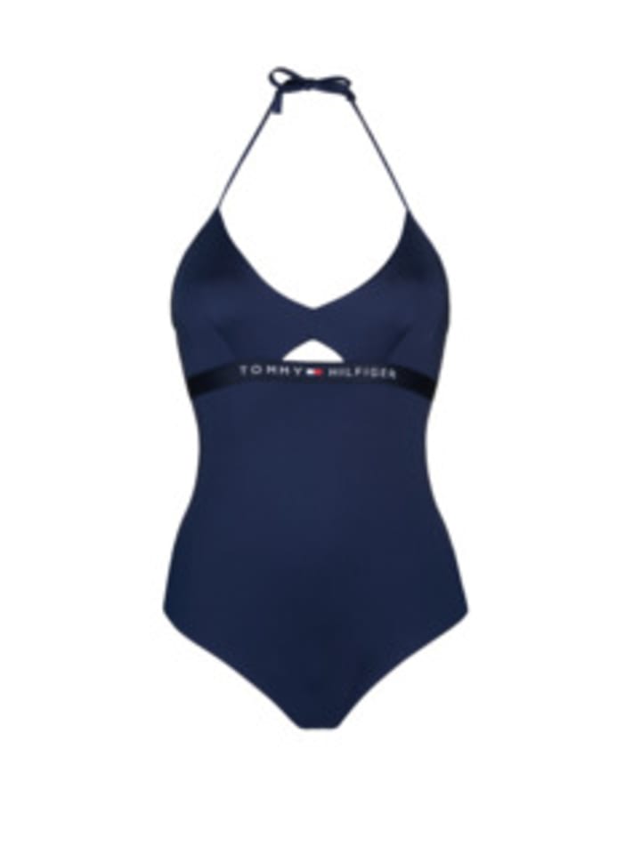 Tommy Hilfiger Badeanzug für Damen in blau in blau günstig kaufen XS