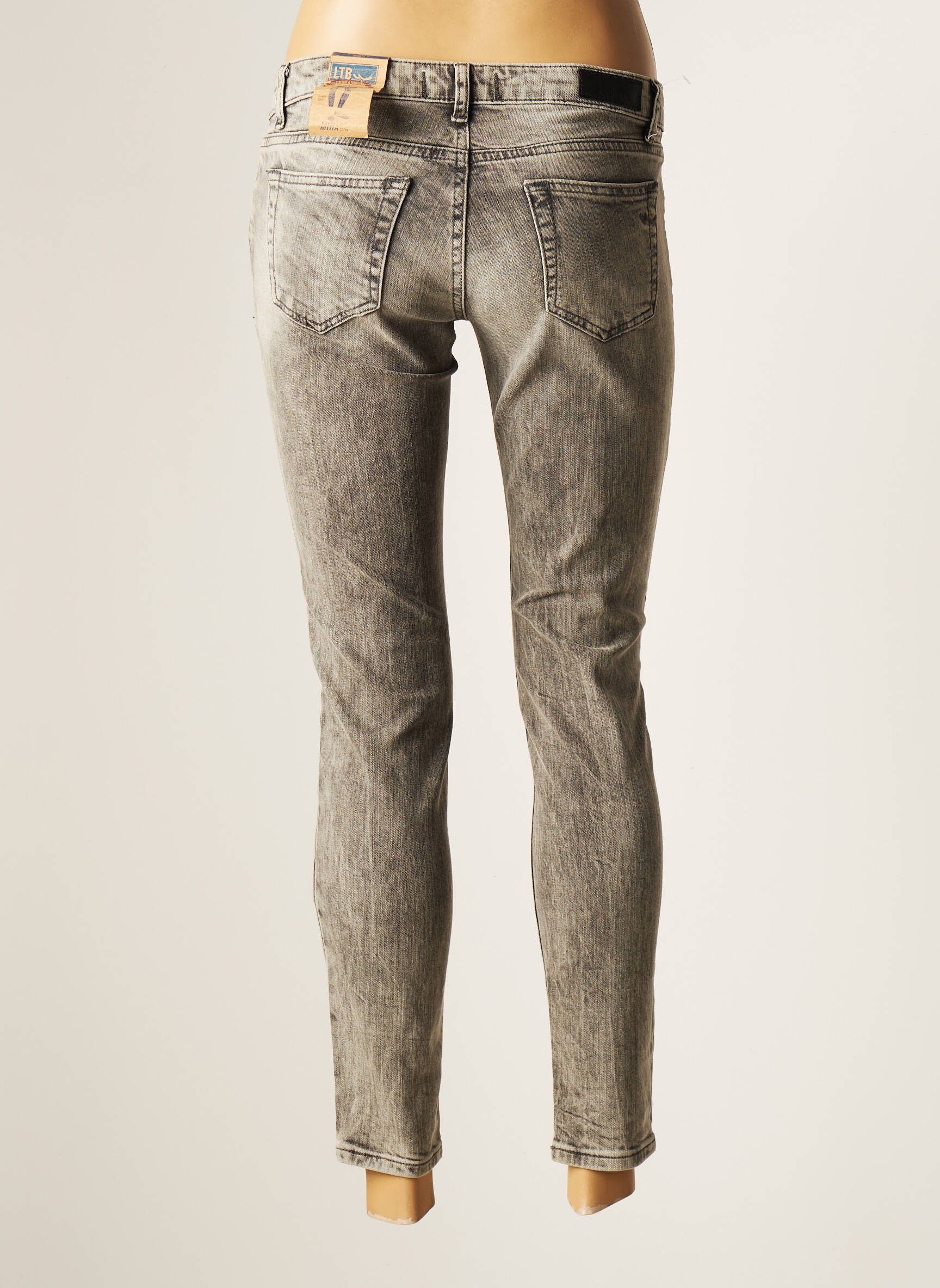 Ltb Jeans Skinny Femme couleur gris