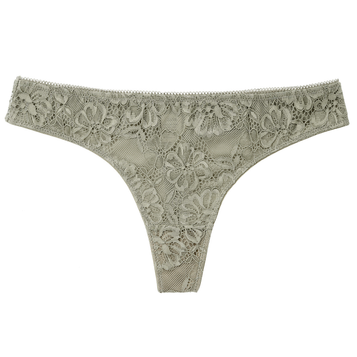Damen String aus floraler Spitze