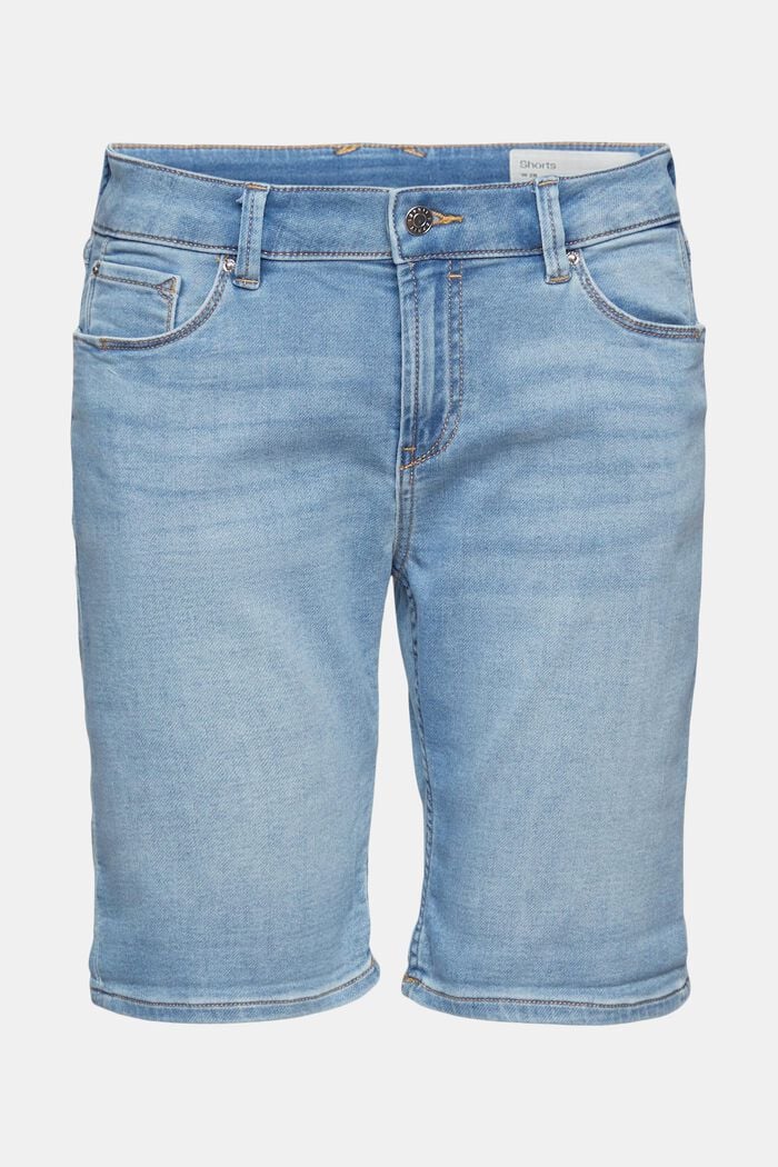 Denim-Shorts aus Bio-Baumwoll-Mix