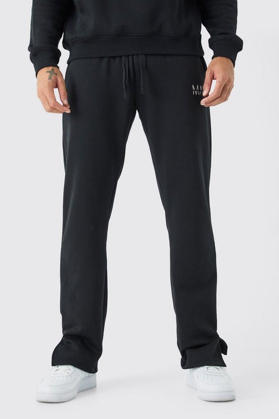 Man Jogginghose mit geteiltem Saum