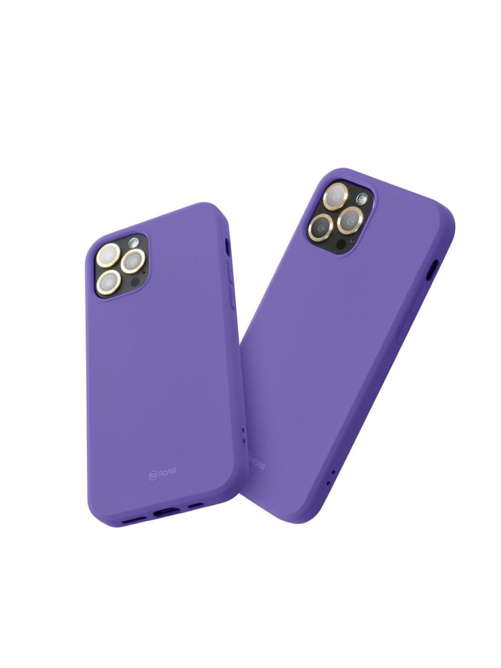 COFI 1453 Bumper Handyhülle Case weiche Silikonhülle kompatibel mit in Lila günstig kaufen S
