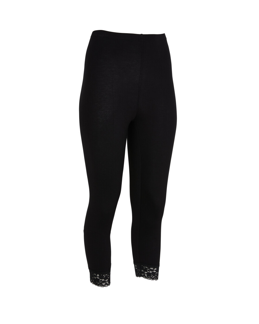 Schwarze Leggings