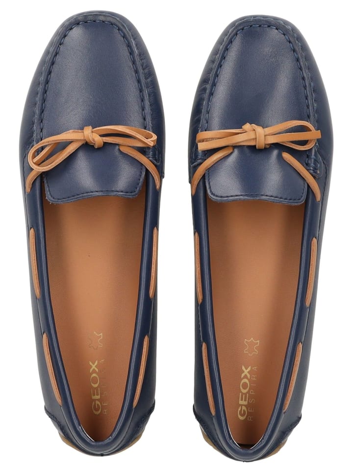 Geox Mokassin in Braun/Navy günstig kaufen