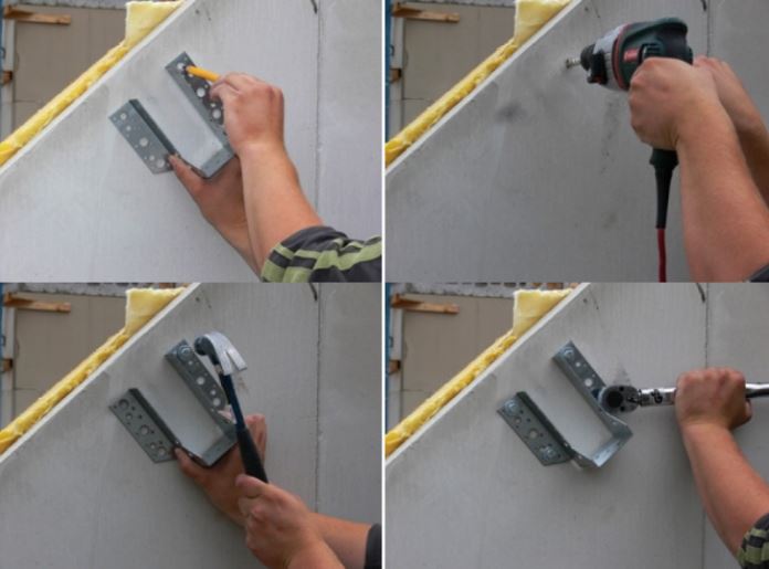 GB 078110.0050 TN Вешалица за рогове за тешке услове рада, поцинкована Сендзимир методом