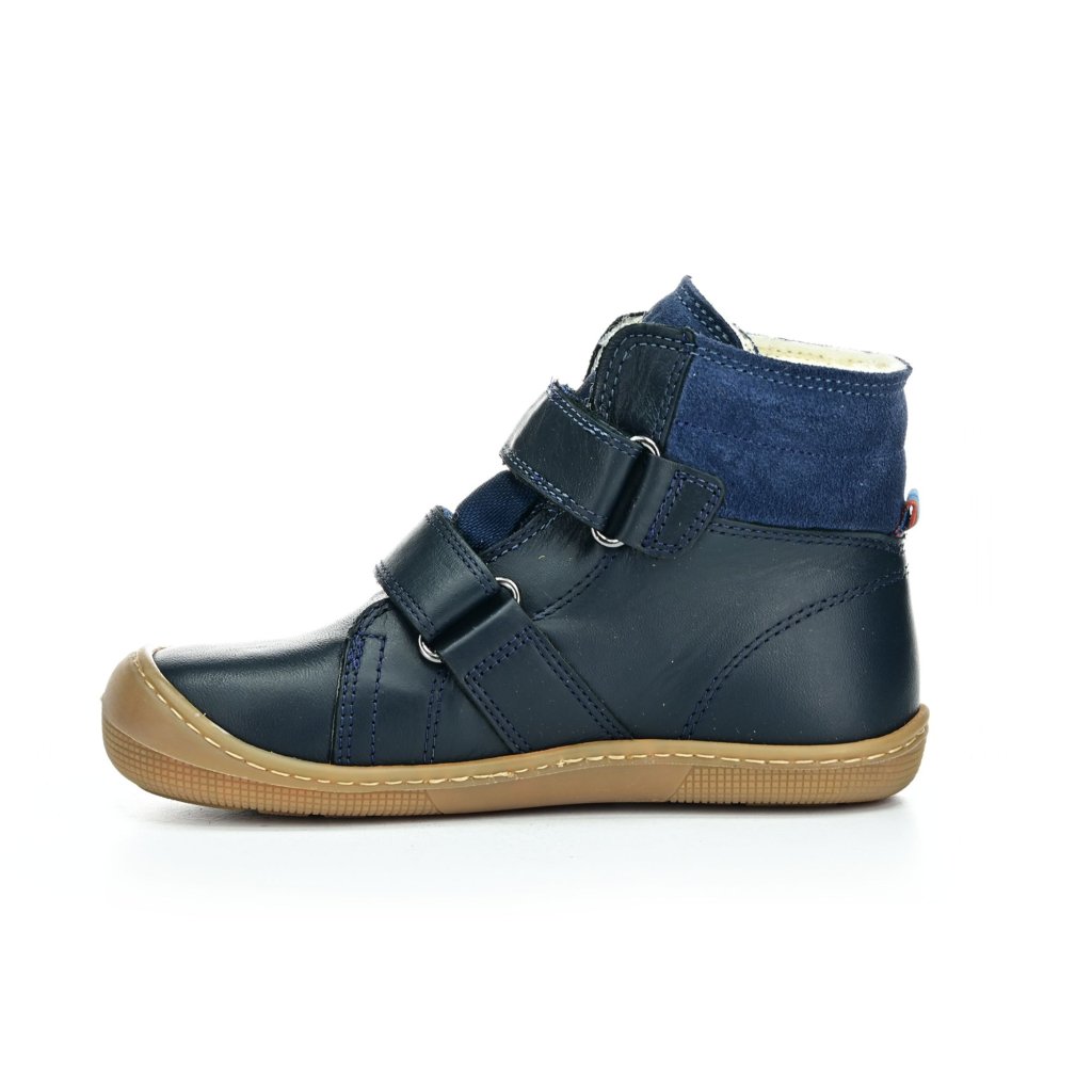 Koel4kids Demil Napa Wool Blue Winterbarfußschuhe