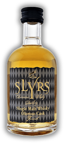 Slyrs Bavarian Single Malt Whisky Oloroso Sherry Cask Finished 0,05 Liter Slyrs Bavarian Single Malt Whisky Oloroso Sherry Cask Finished 0,05 Liter  0,05	 Liter - Vol 46%