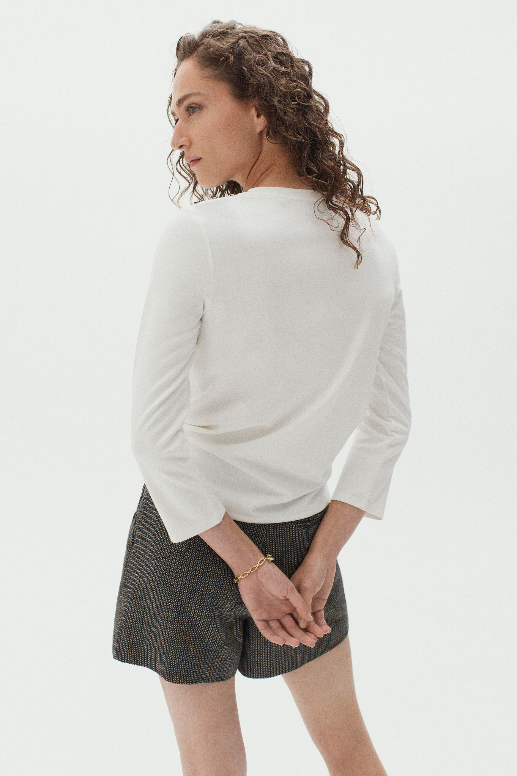 t-shirt jay ivoire femme