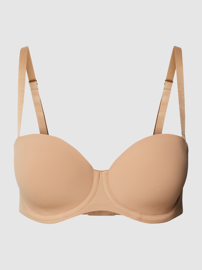 Bügel-BH mit abnehmbaren Trägern Modell 'Allure' in beige