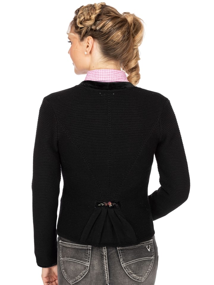 Spieth & Wensky Strickjacke MALTA in schwarz günstig kaufen