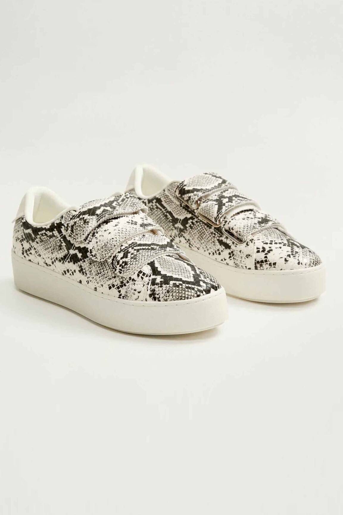 Mango Baskets Femme couleur gris