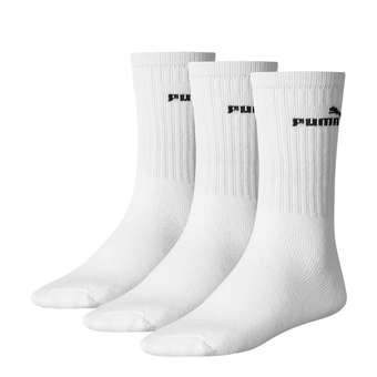 PUMA 3er Pack Crew Socken in weiß