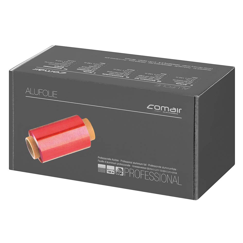 Comair Alufolie 14µ 12cm x 150 m Rolle rot