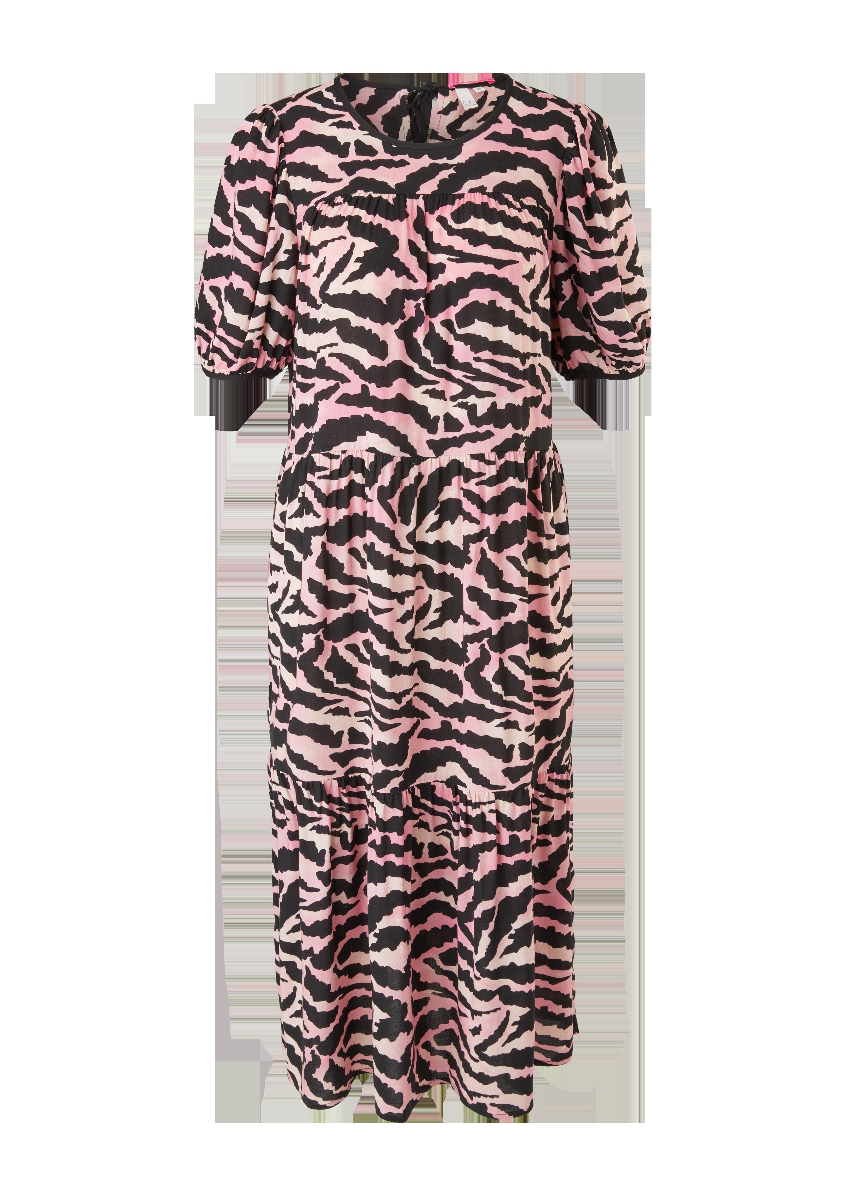 Stufenkleid mit Animalprint  2125255-99A1