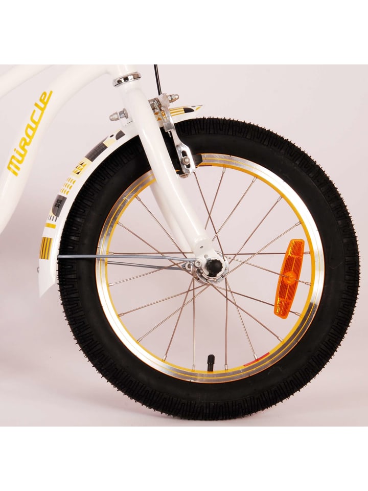 Volare Kinderfahrrad Miracle Cruiser für Mädchen 16 Zoll Kinderrad in Weiß 4 Jahre günstig kaufen onesize