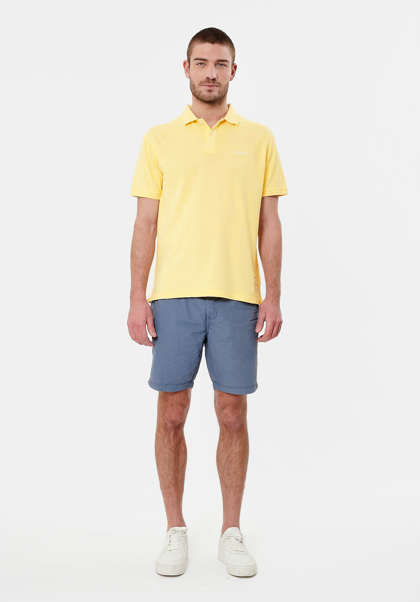 CORTO  Polo jaune Homme en 100% coton