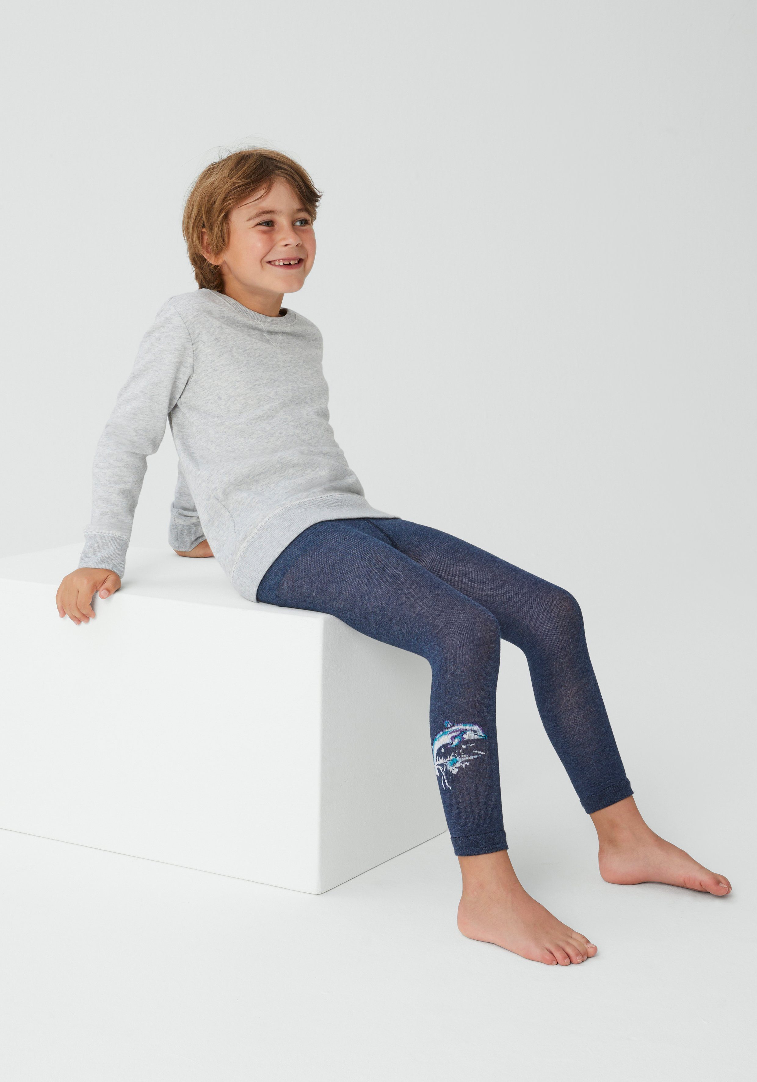 H.I.S Strickstrumpfleggings (Packung) mit eingestrickten Meerestieren