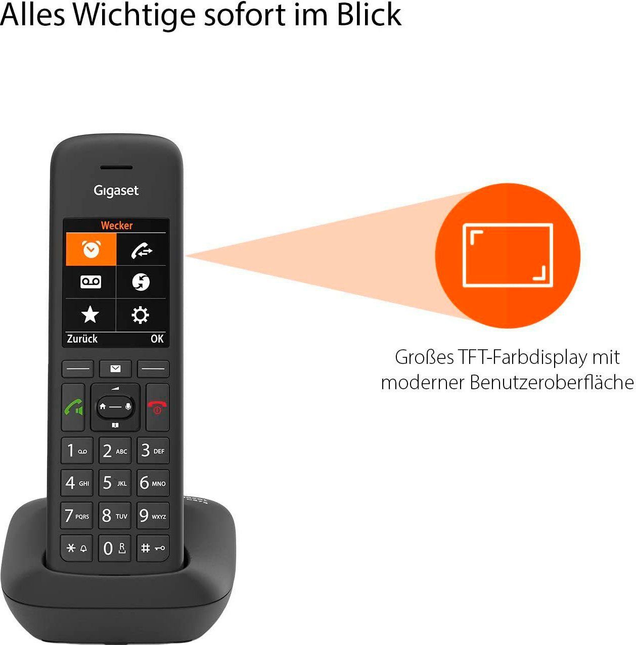 Gigaset C575A Duo Schnurloses DECT-Telefon (Mobilteile: 2)