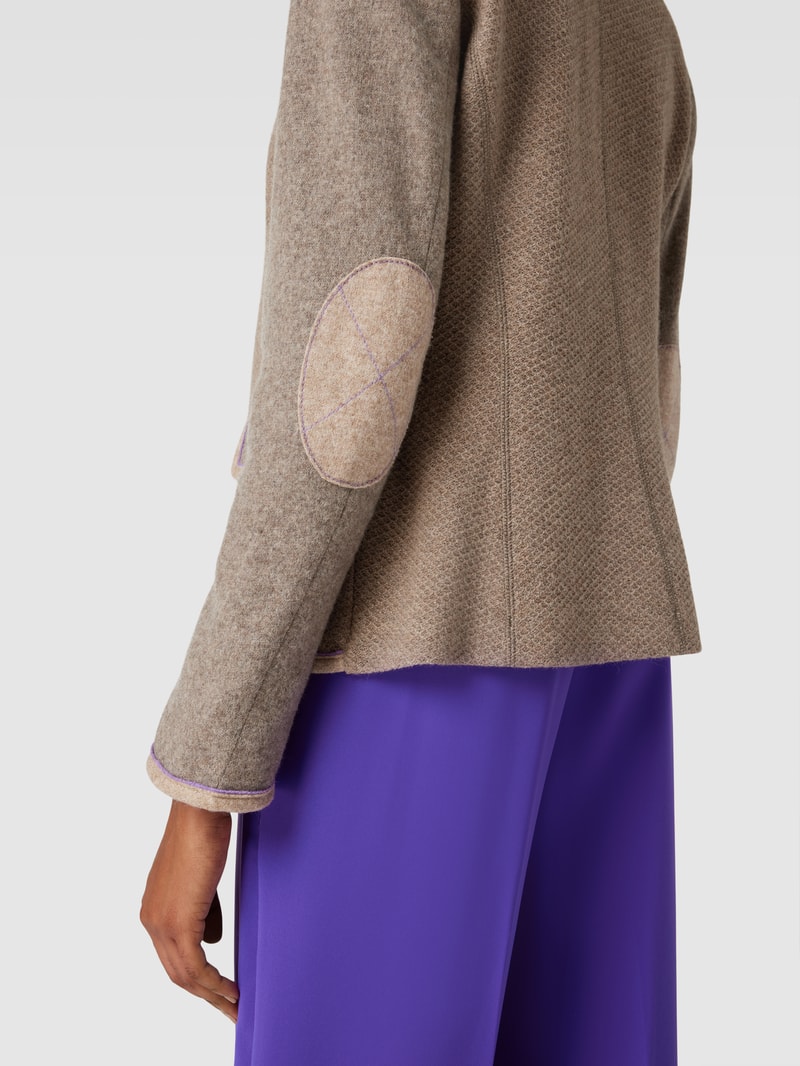 Blazer mit Pattentaschen in taupe