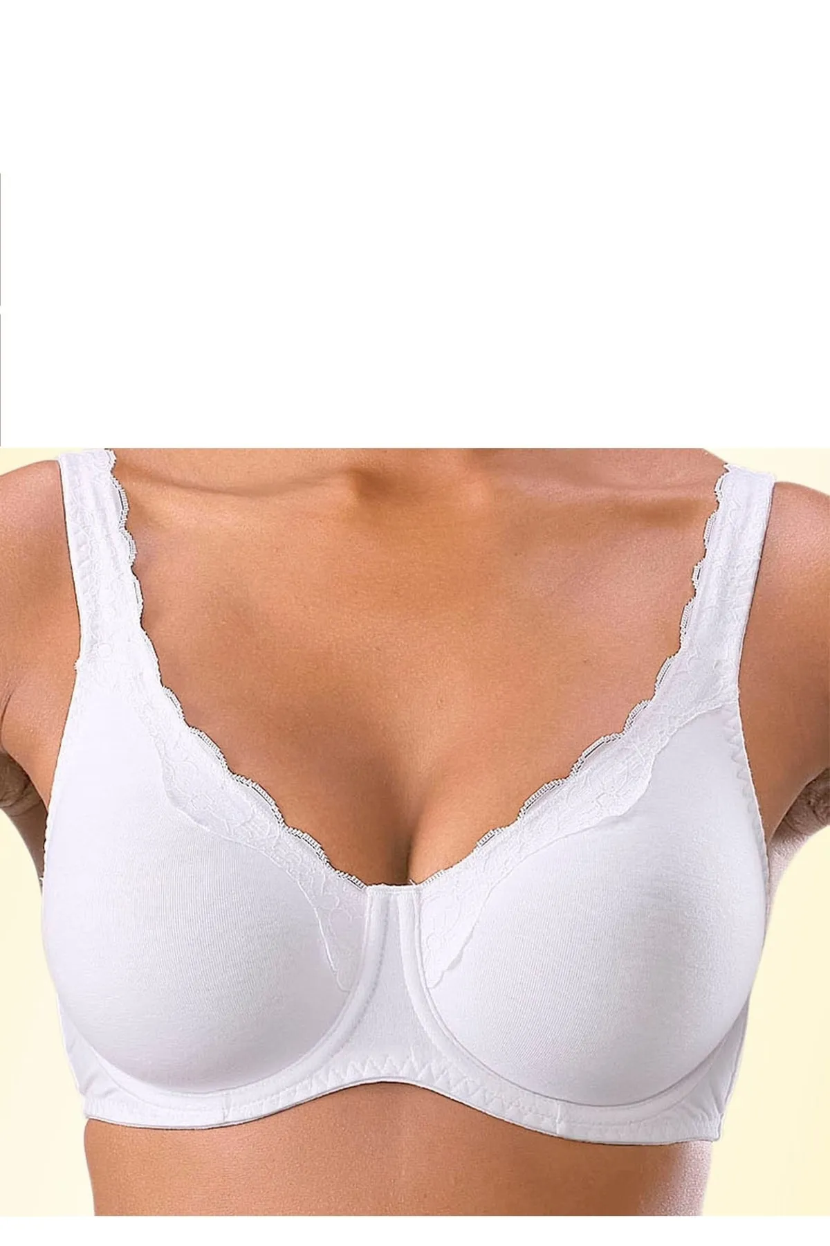 PETITE FLEUR  BH - Weiß - Unifarben