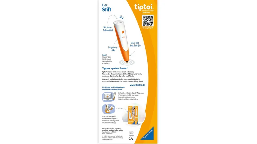 Ravensburger tiptoi - Stift - Das audiodigitale Lern- und Kreativsystem
