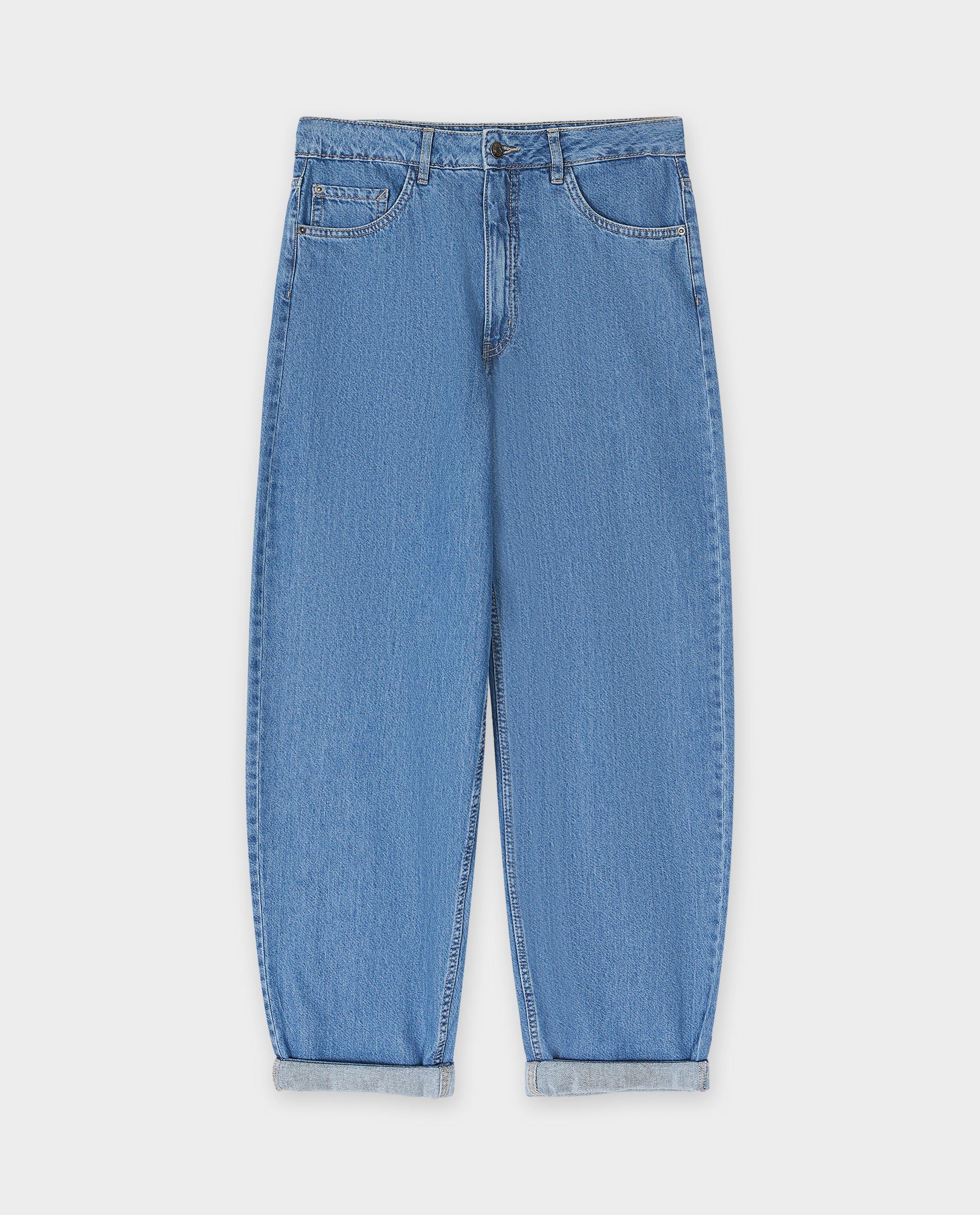 Blugi Kim Van Oncen Blue, balloon fit albastru