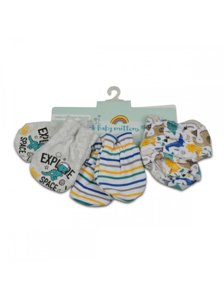 Cangaroo Baby-Fäustlinge Kay 3er Set in blau günstig kaufen onesize