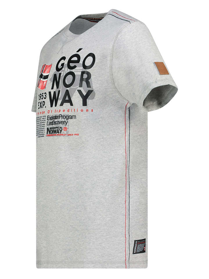 Geographical Norway Shirt in Grau günstig kaufen