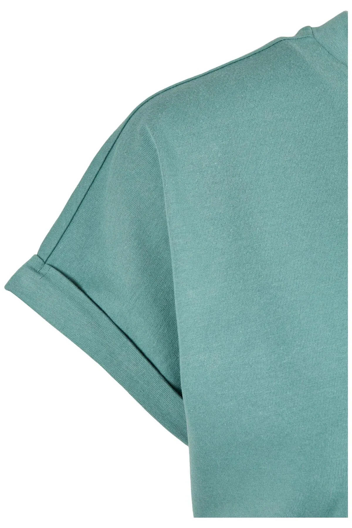 Urban Classics  Damen Damen-T-Shirt-Kleid aus Bio-Baumwolle mit Cut-On-Ärmeln