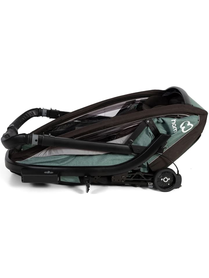 Hamax Hamax Cocoon Kinderfahrradanhänger für 1 Kind - Farbe: Grün / Schwarz günstig kaufen
